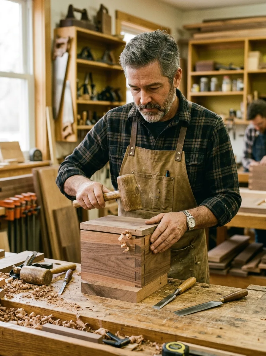 Artyom Kim, co-founder and master cabinetmaker